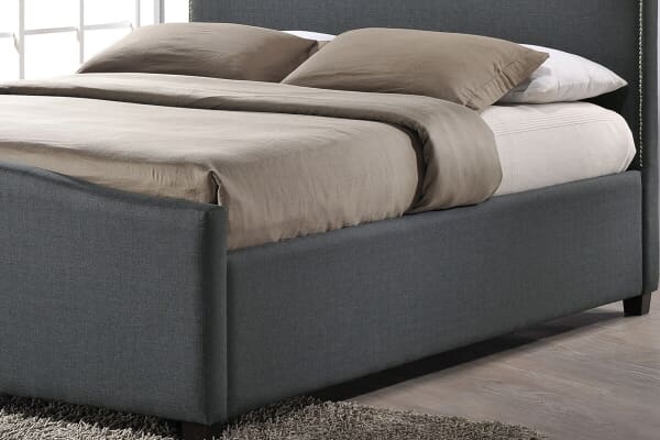 An image for Time Living Brunswick Grey Ottoman Bed Frame