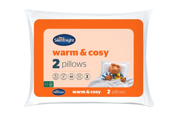 An image for Silentnight Warm & Cosy Pillow Twin Pack