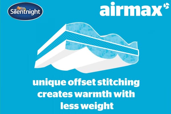 An image for Silentnight Airmax 10.5 Tog Duvet