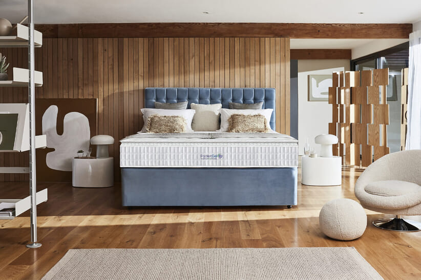 An image for Sleepeezee PocketGel Plus Poise 3200 Mattress + Premium Divan Bed