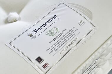 An image for Sleepeezee Wool Superb 2800 Mattress