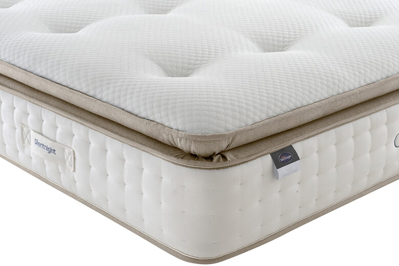 Product photograph of Silentnight Premier Geltex Pillow Top Mattress King Size from Mattressnextday