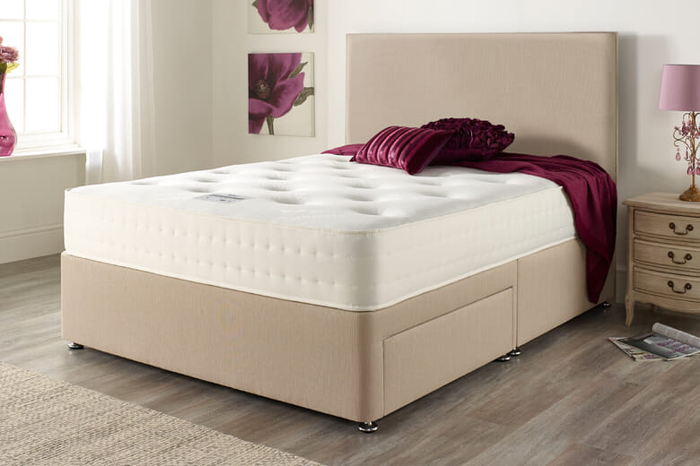 Product photograph of Relyon Emborough 1400 Pocket Natural Mattress Single from Mattressnextday
