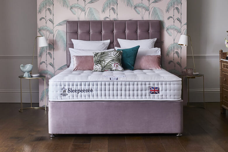 Product photograph of Sleepeezee Perfectly British Strand 1400 Mattress Firm King Size from Mattressnextday