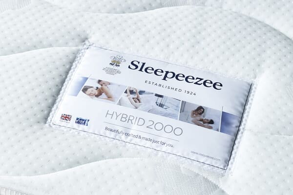 An image for Sleepeezee Hybrid 2000 Mattress + Premium Divan Bed