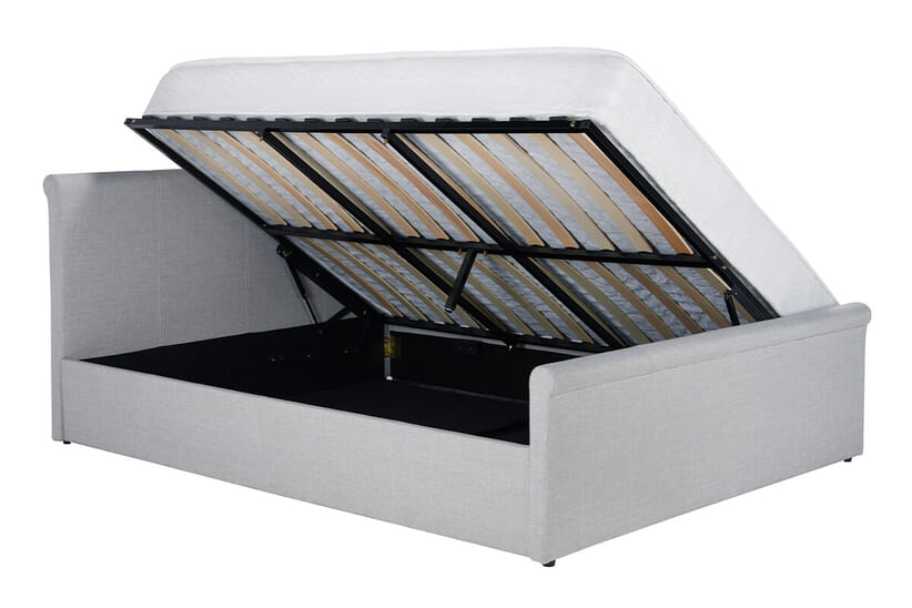 An image for Stratus Grey Ottoman Bed