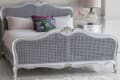 Frank Hudson Living Chic Silver with Cane Detailing Bed Frame