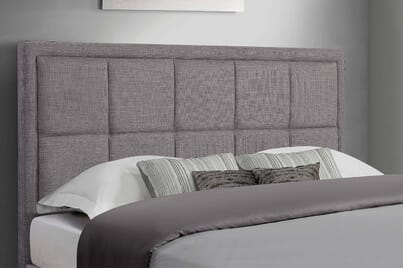 An image for Hannover Grey Fabric Bed