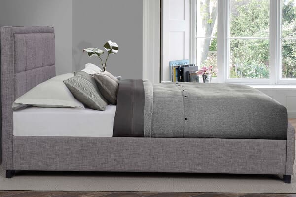 An image for Birlea Hannover Grey Fabric Bed
