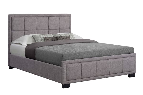 An image for Birlea Hannover Grey Fabric Bed