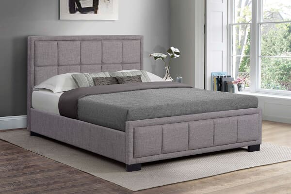 An image for Birlea Hannover Grey Fabric Bed