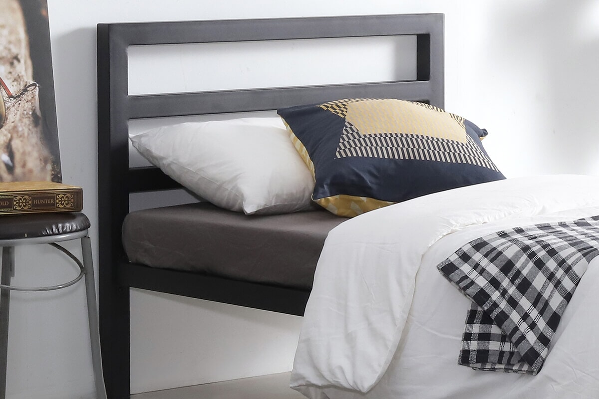 Time Living City Block Black Bed Frame MattressNextDay