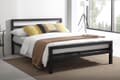 Time Living City Block Black Bed Frame