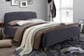 Time Living Geneva Dark Grey Bed Frame