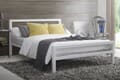 Time Living City Block White Bed Frame