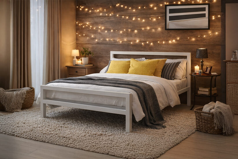 An image for City Block White Bed Frame