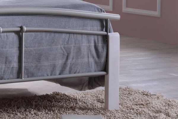 An image for Time Living Tetras White Bed Frame