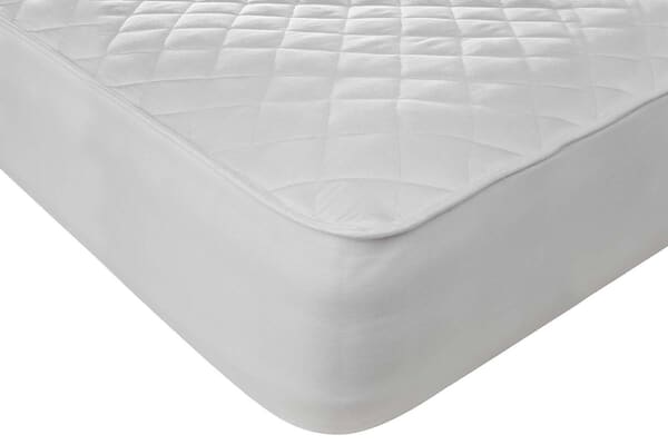 An image for DreamEasy Luxury Quilted Pure Cotton Mattress Protector