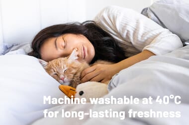 An image for DreamEasy Luxury Quilted Pure Cotton Mattress Protector