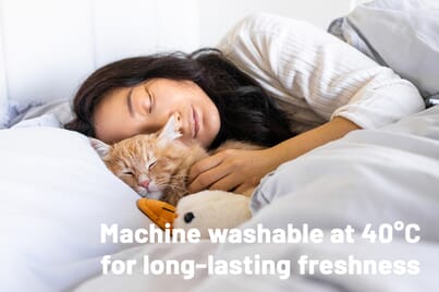 An image for DreamEasy Luxury Quilted Pure Cotton Mattress Protector