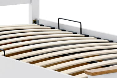 An image for Bedmaster Francis White Ottoman Bed