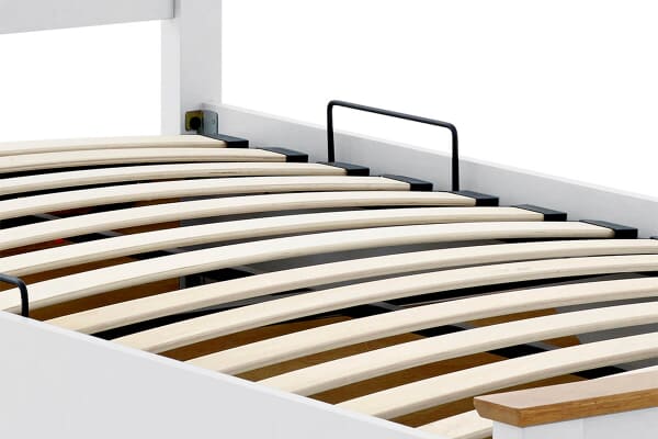 An image for Bedmaster Francis White Ottoman Bed