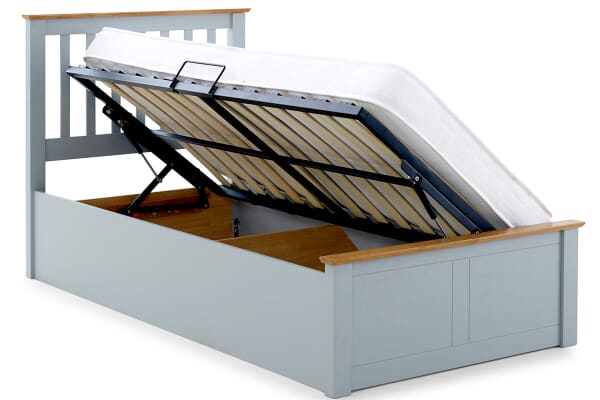 An image for Bedmaster Francis Grey Ottoman Bed