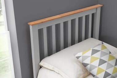 An image for Bedmaster Francis Grey Ottoman Bed