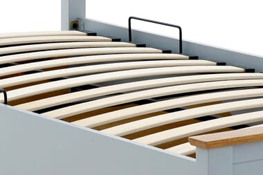 An image for Bedmaster Francis Grey Ottoman Bed