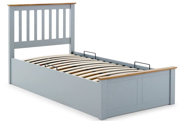 An image for Bedmaster Francis Grey Ottoman Bed