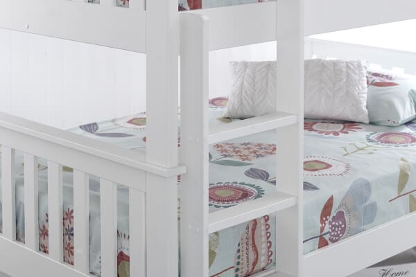 An image for Bedmaster Oslo White Quadruple Bunk Bed