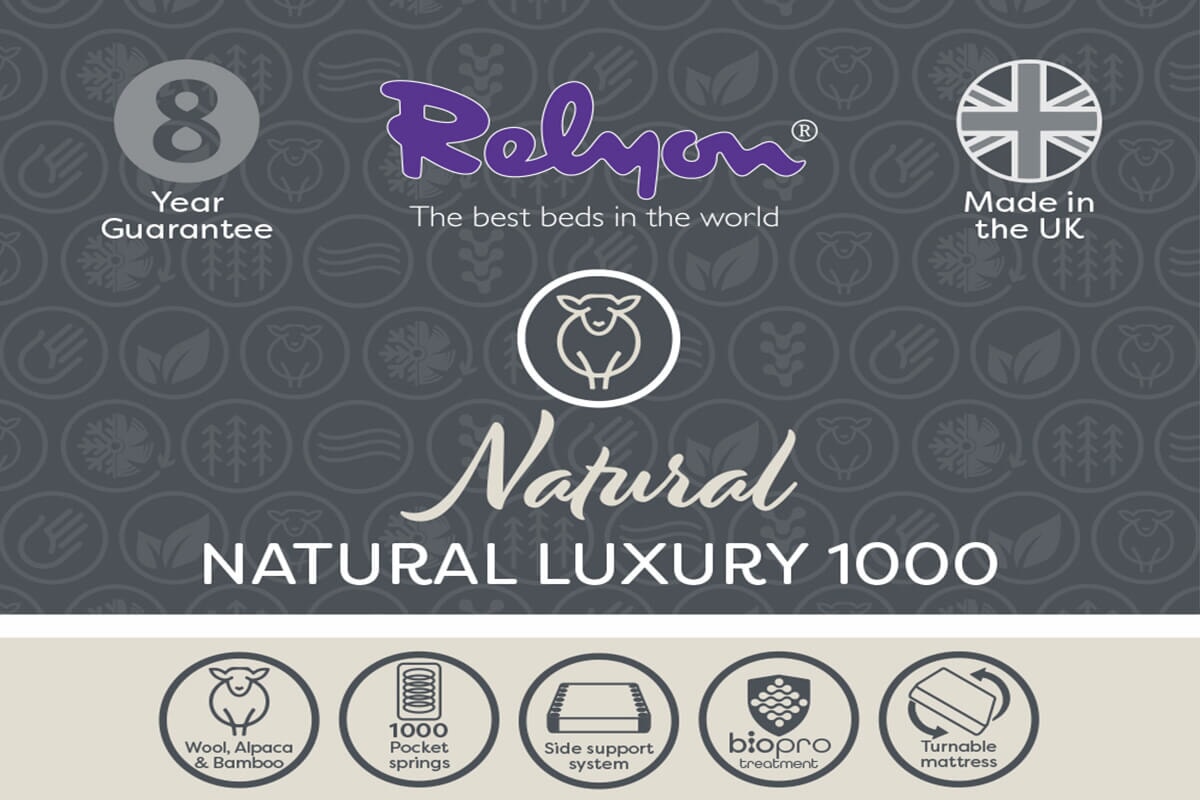 Relyon Natural Luxury 1000 Mattress MattressNextDay