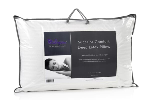 An image for Relyon Superior Comfort Deep Latex Pillow