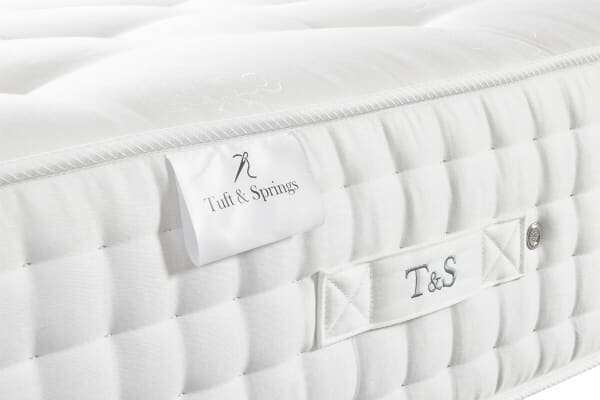 An image for Tuft & Springs Fairmont 2000 Pocket Natural Mattress + Premium Divan Bed
