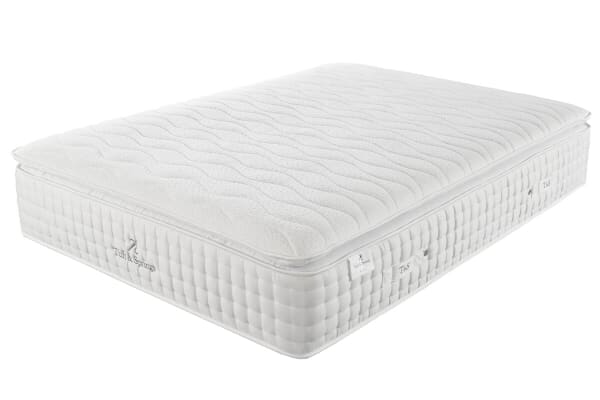 An image for Tuft & Springs Luxuria 1000 Pocket Memory Pillow Top Mattress + Premium Divan Bed