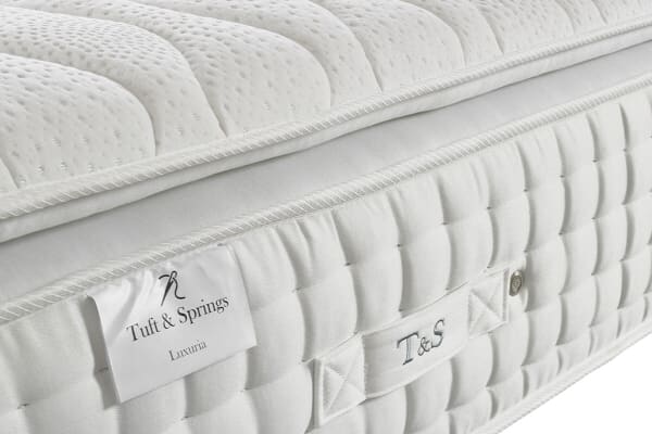 An image for Tuft & Springs Luxuria 1000 Pocket Memory Pillow Top Mattress + Premium Divan Bed