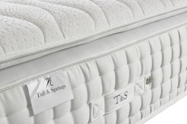 An image for Tuft & Springs Solitaire 2000 Pocket Memory Pillow Top Mattress + Premium Divan Bed