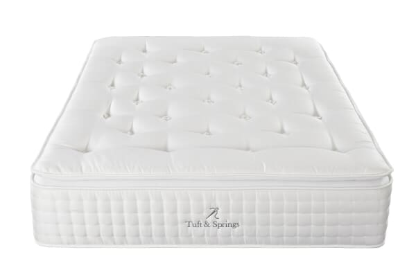 An image for Tuft & Springs Chantilly 3000 Pocket Natural Pillow Top Mattress + Premium Divan Bed