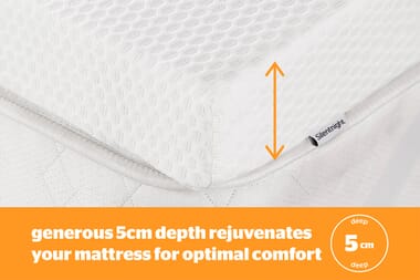 An image for Silentnight Impress Memory Foam Mattress Topper – 5cm