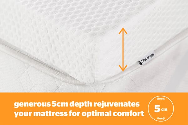 An image for Silentnight Impress Memory Foam Mattress Topper – 5cm