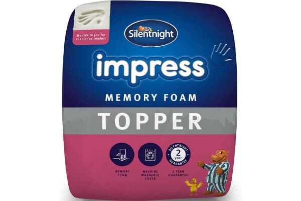 An image for Silentnight Impress Memory Foam Mattress Topper – 5cm