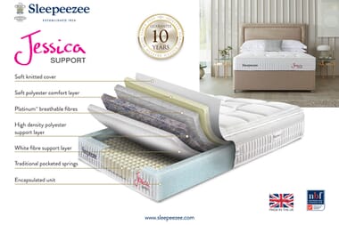 An image for Sleepeezee Jessica Support 800 Mattress