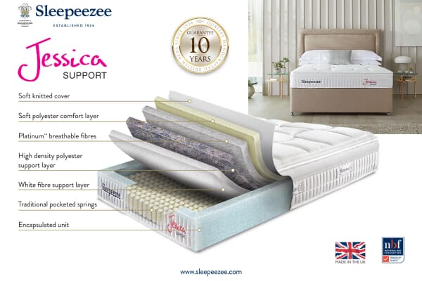 An image for Sleepeezee Jessica Support 800 Mattress