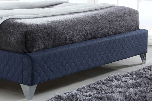 An image for Time Living Brooklyn Blue Bed Frame
