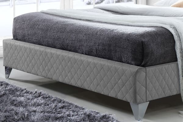 An image for Time Living Brooklyn Grey Bed Frame