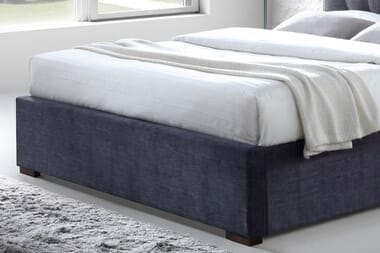 An image for Time Living Hamilton Dark Grey Bed Frame