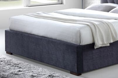 An image for Hamilton Dark Grey Bed Frame
