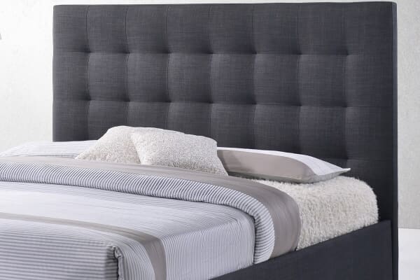 An image for Time Living Nevada Grey Bed Frame