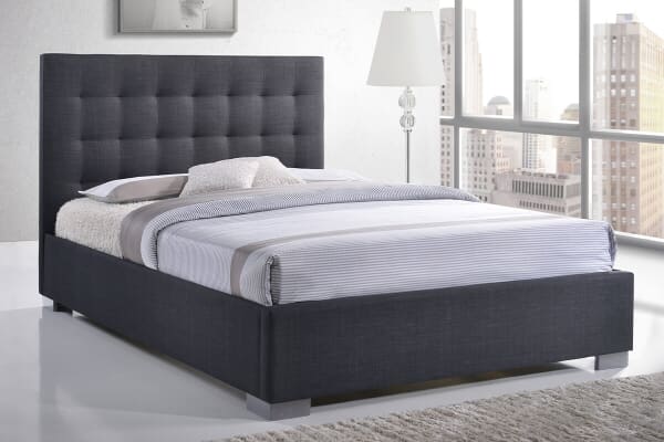 An image for Time Living Nevada Grey Bed Frame