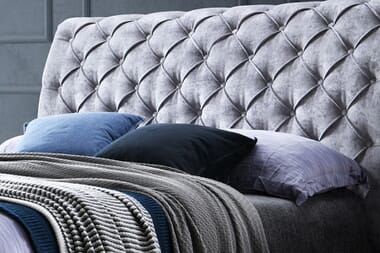 An image for Time Living Venice Grey Bed Frame